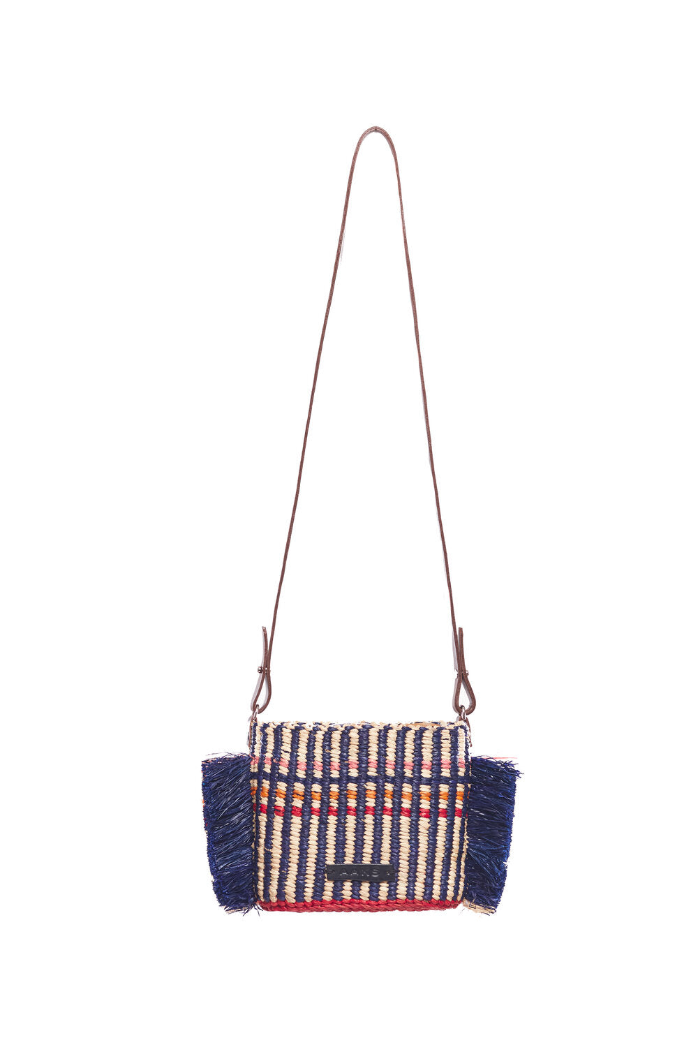HANA MINI STRIPE WOVEN BAG