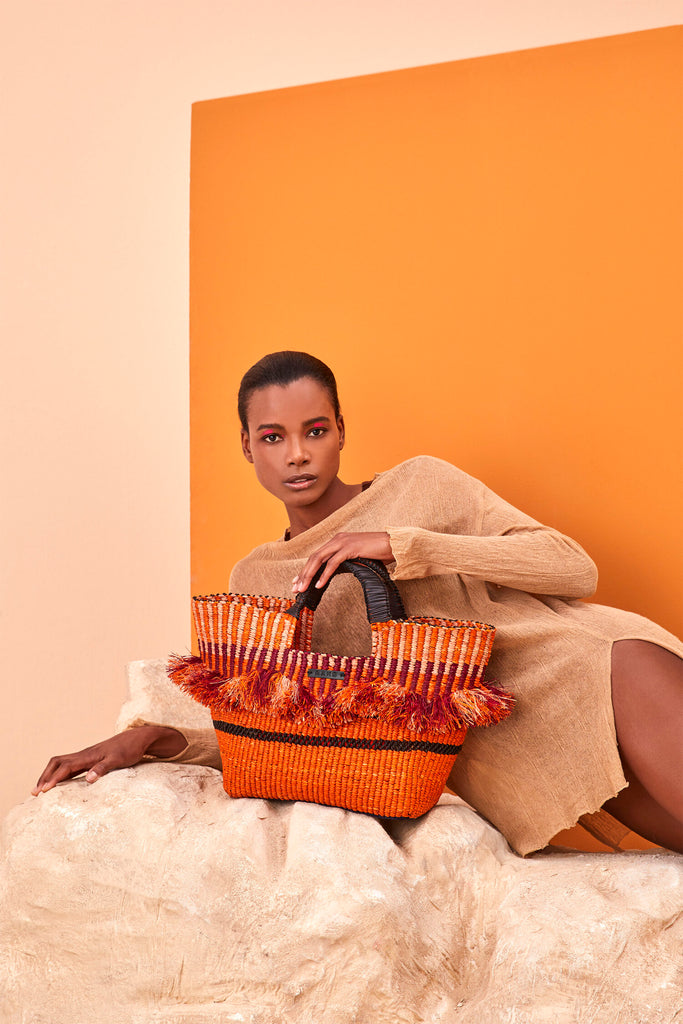 BABA BERRY AFRICAN WOVEN BAG