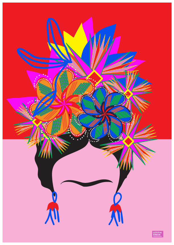 Frida Kahlo Fina Art Print