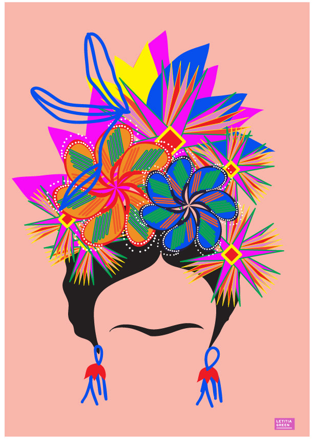 Frida Kahlo Fina Art Print